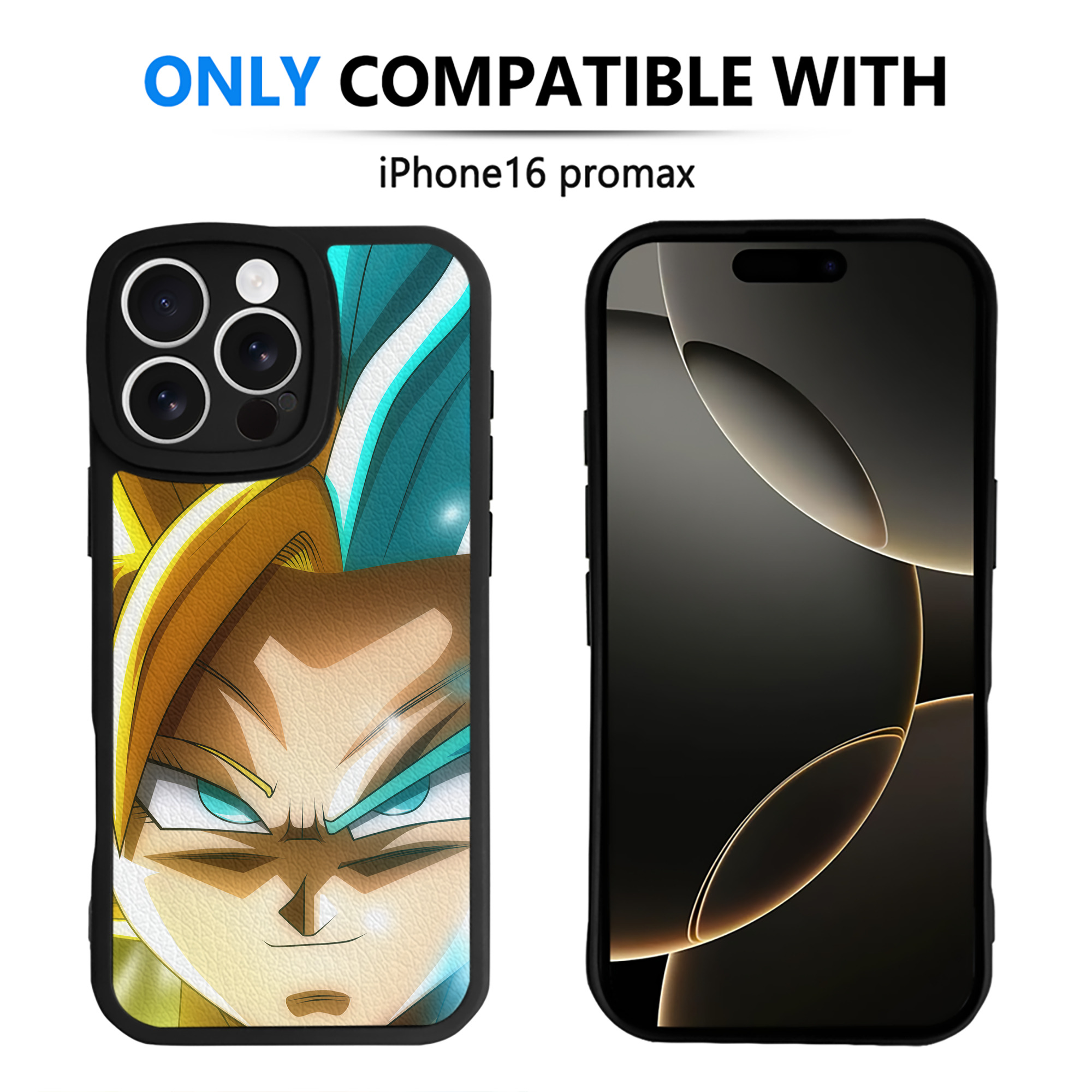 （画像用） ドラゴンボール DRAGON BALL 【iPhone 16シリーズ対応】シリコンスマホケース（レザー調） 材質：シリコン